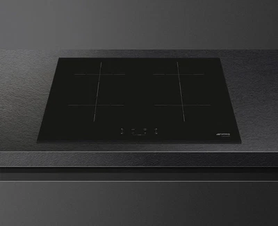 ✅ “SMEG Piano Cottura a Induzione 4 Fuochi Vetroceramica Cucina Touch cont. nero - Immagine 1 di 4