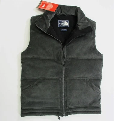 Chaleco de invierno The North Face para hombre pequeño A9Y 4044 gris grafito pana/pelo Foto 1 de 2