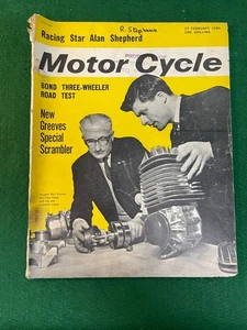 MOTORCYCLE FEB 1964 BOND THREE WHEELER ROAD TEST NEW GREEVES SPECIAL SCRAMBLER - Picture 1 of 4