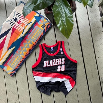 Vintage Champion Portland Trail Blazers Rasheed Wallace 30 Jersey Mens Large - Image 1 of 4