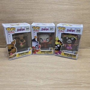 Funko Pop Scooby-Do 50 Years #625 Scooby, #627 Ghost, #630 Witch Dr NEW - Picture 1 of 5
