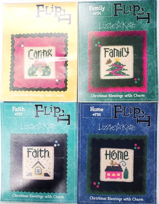 Lizzie Kate Flip-It The 12 Blessings of Christmas Cross Stitch Charts 4 of 12 - Image 1 of 4