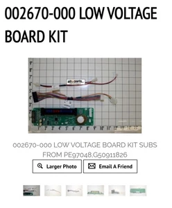 *NEW*Viking 002670-000 Control Board w/Programming Instructions - Picture 1 of 2