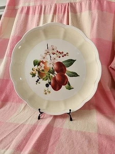 Lenox Orchard in Bloom Scalloped Dinner Plate Plum Blossom - Picture 1 of 4