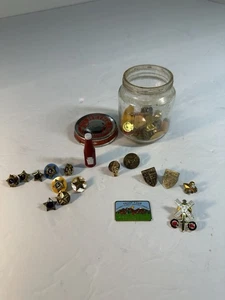 Lot of Vintage BOY SCOUT pins including - TROOP 4 AMESBURY - Picture 1 of 4