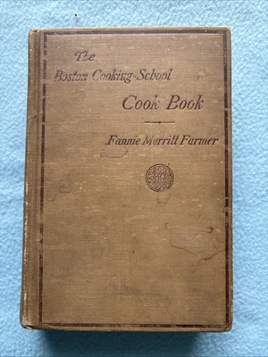 The Boston Cooking School Cookbook Fannie Merritt Farmer REVISED 1919 - Image 1 of 4
