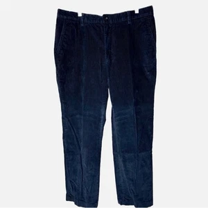 L.L. Bean Men’s Navy Blue Wide Corduroy Pants - Picture 1 of 6