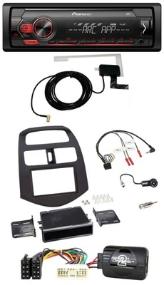 Pioneer 1DIN USB DAB MP3 Lenkrad Autoradio für Chevrolet Spark KLM 2012-2013 - Bild 1 von 4