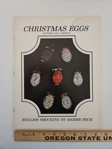 Barbie Beck WEIHNACHTSEIER englisches Smockmuster Heft für Ornamente  - Bild 1 von 8