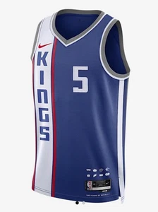 De'Aaron Fox Sacramento Kings Nike Dri-Fit 2023/24 Swingman Jersey Size LRG BNWT - Picture 1 of 3