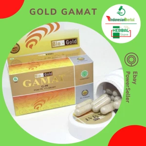 Extract Gamat Golden Sea Cucumber 75 Capsules 500 Mg Of Gold Sea Cucumber - Picture 1 of 3