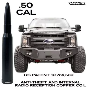 50 CALIBER BULLET ANTI THEFT COPPER COIL ANTENNA FOR FORD SUPER DUTY F250 F350 - Picture 1 of 7