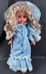 ✨Vintage Furga Doll 18" Blonde Italian 1960s Sleepy Eyes Rooted Lashes ✨ - Picture 1 of 15