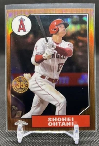 2022 Topps Chrome Shohei Ohtani 1987 35th Anniversary /25 - Picture 1 of 2