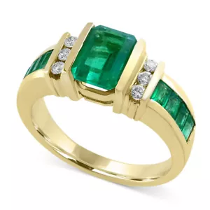 Elegantes anillos enchapados en oro amarillo 18k para mujer anillos de circón joyería tallas 6-10 - Imagen 1 de 4