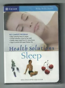 Health Solutions: Sleep (DVD, 2003) Deluxe Edition + 16 page guide, 7 day menu - Imagen 1 de 3