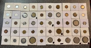 50-Piece International Coin Bundle All Identified In Flips Post-1945 #3 - Picture 1 of 9