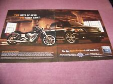 Ford Harley-Davidson F-150 SuperCrew annonce imprimée originale du magazine 2001