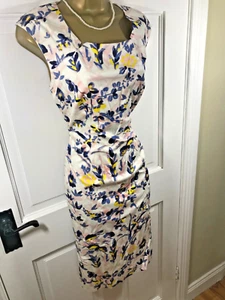 L K Bennett Multicoloured Floral DR Val Dress, UK 14, New with Tag RRP £195 €275 - Picture 1 of 8