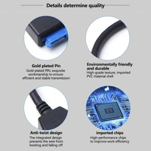 SATA 3 Cable 2.5 HDD/SSD USB Adapter Transmit External Hard Disk Converter - Photo 1/16