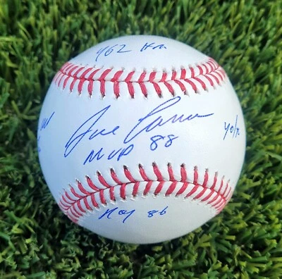 Jose Canseco Signed Rawlings OML Baseball, 5x Inscribed, (JSA) Certified - Image 1 of 4