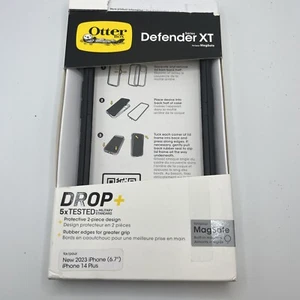 New OtterBox Defender Series XT Black iPhone 14 Plus Case with MagSafe 77-89107 - Bild 1 von 4