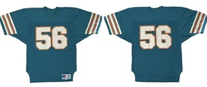 Maglia calcio vintage Russell Athletics Miami Dolphins #56 vuota senza nome uomo 44 - Foto 1 di 6