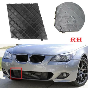 Right Side For BMW E60 E61 M Sport Lower Bumper Black Cover Mesh Grille Trim - Picture 1 of 8
