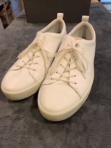 ECCO HYDROMAX M Golf Soft Spikeless White Golf Shoes Men's EU 47, US Size 13,
