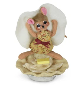 ANNALEE 2021 FALL/THANKSGIVING "APPLE PIE MOUSE" 5" #360421 NWT - Imagen 1 de 3
