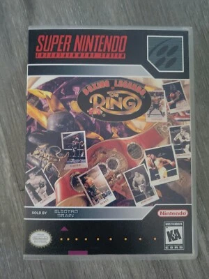 SNES Super Nintendo Boxing Legends Of The Ring Complete In Box  - Image 1 of 4