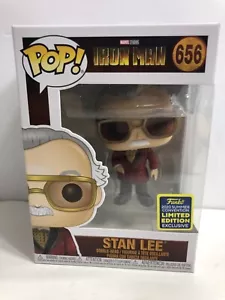 Funko Pop Marvel SDCC 2020 Stan Lee Iron Man Limited Edition - New - Picture 1 of 11