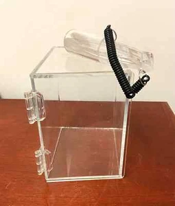 Mini Portable Food Storage Display Case w/ Attached Tongs - Picture 1 of 4