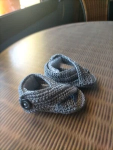 Sandalias ganchilldo.3-6 meses. Hecho a mano. Mira mis otros artículos. - Imagen 1 de 2