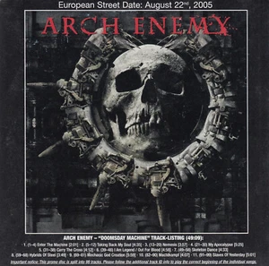 ARCH ENEMY Doomsday Machine - GER Promo I Cardboard Sleeve CD Album 2005 NEU RAR - Bild 1 von 3