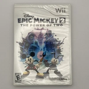 Disney Epic Mickey 2: The Power of Two Nintendo Wii 2012 sellado de fábrica nuevo - Imagen 1 de 3