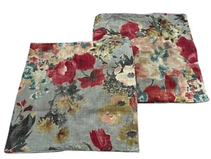 HGTV Garden Odyssey Floral Decorative Throw Pillow Cover 16” Set Of 2 - Picture 1 of 5