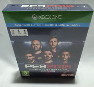 Pro Evolution Soccer 2018 Legendary Edition Xbox One New Factory Sealed