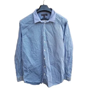 Men's Witchery Man Blue Striped Button Up Shirt XXL - Picture 1 of 7