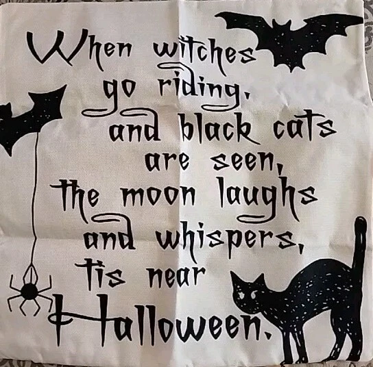 Funda de Almohada Holloween 17 X 17 Foto 1 de 3