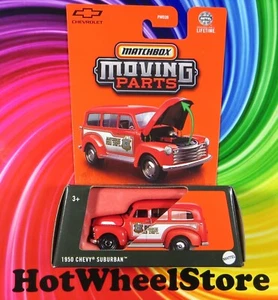 2025 Matchbox MOVING PARTS Red 1950 CHEVY SUBURBAN Hood Opens MB27-011625 - Picture 1 of 5