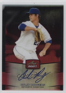 2012 Leaf Metal Draft Red /5 Colin Rodgers #BA-CR1 Auto