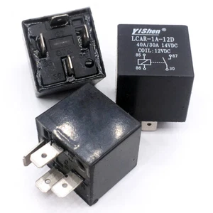 2 pezzi LCAR-1A-12D 12VDC relè per auto 4 pin - Foto 1 di 1