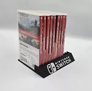 Nintendo Switch Stand Games Display Holder 3d Printed Display Stand Lerpo3D - Picture 1 of 3