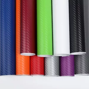 3D Carbon Vinyl Wrap Sheet Car Wrap Various Colours of Samples Air Bubble Free - Picture 1 of 30