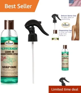 6 oz. Peppermint Oil Scalp Care Leave-In Treatment with Dual Cap Options - Picture 1 of 11