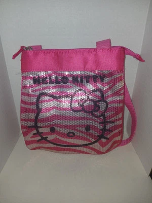 Hello Kitty Sequined Crossbody Bag With Adjustable Strap And Zip Closure - Image 1 of 4