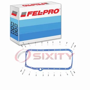 Fel-Pro Engine Oil Pan Gasket Set for 1967-1974 GMC C35 C3500 Pickup 4.6L bx - Picture 1 of 5
