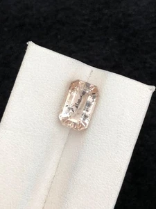 Hermosa piedra preciosa de pérdida de forma de esmeralda de topacio paquistaní de 5,16 quilates de Pakistán  - Imagen 1 de 11