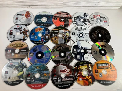 PlayStation Xbox 360 Loose Discs Video Game Lot Of 20 AS IS Untested Scratches - Image 1 of 4